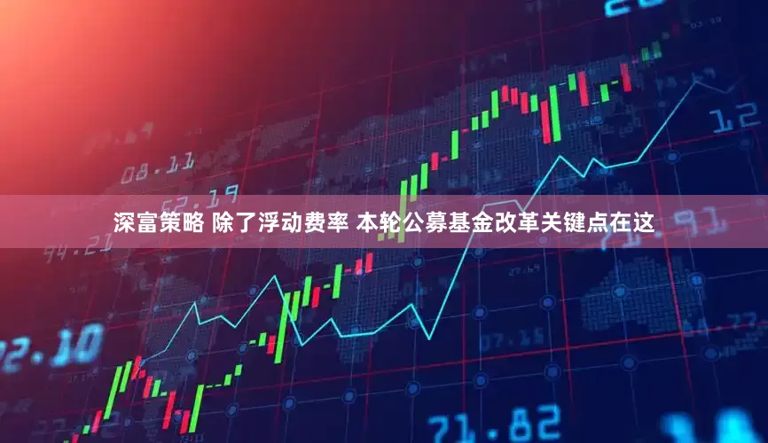 深富策略 除了浮动费率 本轮公募基金改革关键点在这