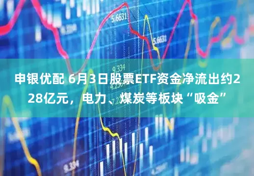 申银优配 6月3日股票ETF资金净流出约228亿元，电力、煤炭等板块“吸金”
